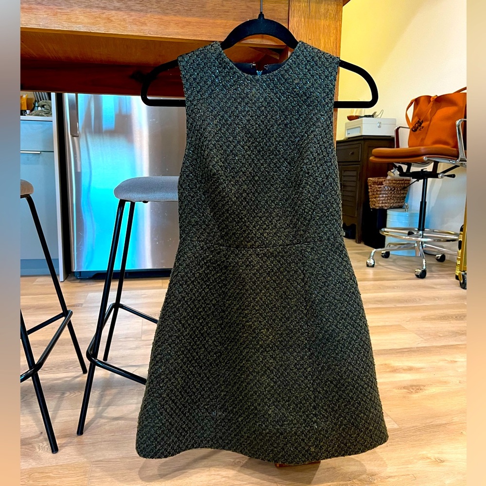 Alice + Olivia A-Line green minidress